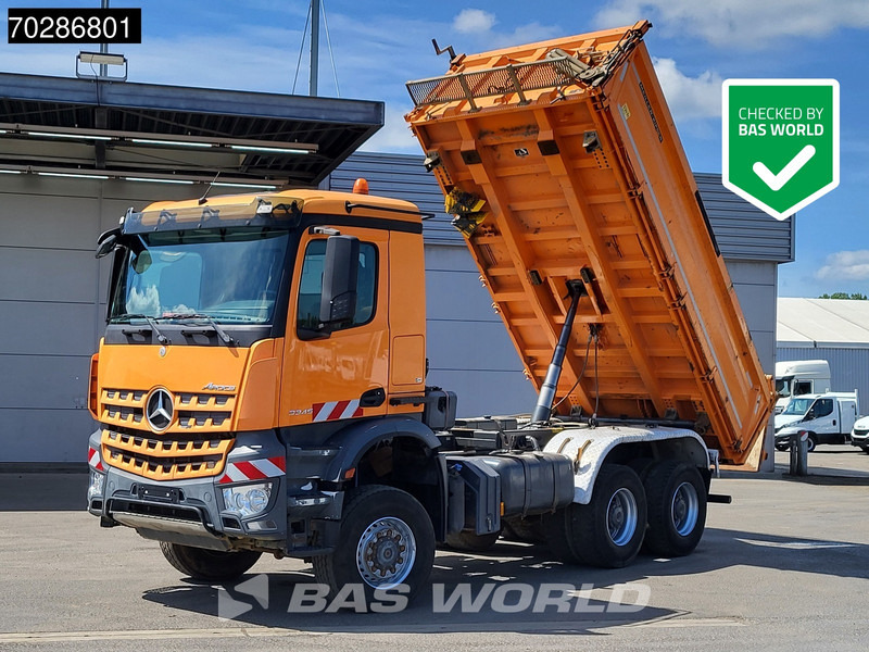 Mercedes-Benz Arocs 3345 6X6 11m3 Meiller Mixer Steelsuspension Big-Axle Euro 6 - Tippbil: bilde 1 Mercedes-Benz Arocs 3345 6X6 11m3 Meiller Mixer Steelsuspension Big-Axle Euro 6 - Tippbil: bilde 1