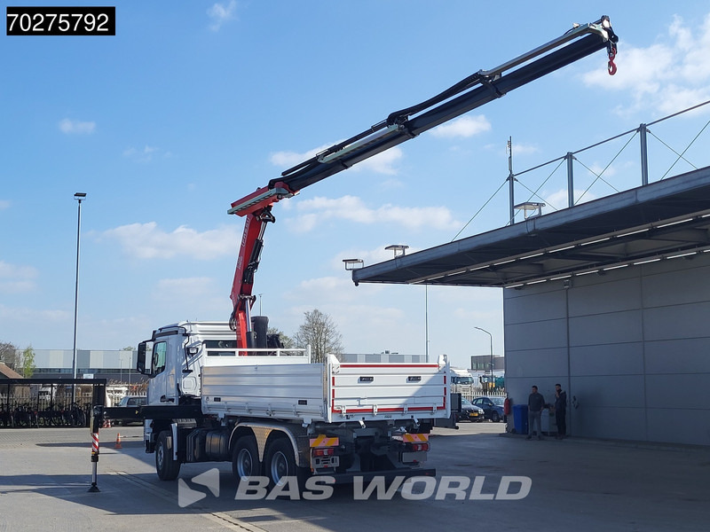 Mercedes-Benz Arocs 3348 6X4 Fasi F195A.2.24 Kran 3 sided tipper 9m3 Big-Axle Navi Euro 6 - Tippbil, Kranbil: bilde 2 Mercedes-Benz Arocs 3348 6X4 Fasi F195A.2.24 Kran 3 sided tipper 9m3 Big-Axle Navi Euro 6 - Tippbil, Kranbil: bilde 2