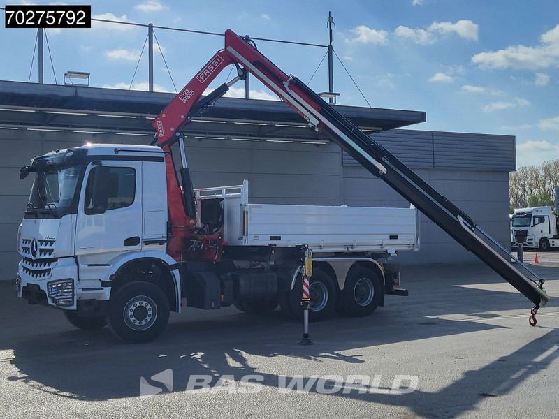 Mercedes-Benz Arocs 3348 6X4 Fasi F195A.2.24 Kran 3 sided tipper 9m3 Big-Axle Navi Euro 6 - Tippbil, Kranbil: bilde 3 Mercedes-Benz Arocs 3348 6X4 Fasi F195A.2.24 Kran 3 sided tipper 9m3 Big-Axle Navi Euro 6 - Tippbil, Kranbil: bilde 3