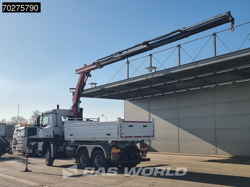 Mercedes-Benz Arocs 3348 6X6 Full Steel Retarder Fassi 25T/M Crane Kran Euro 6 - Tippbil, Kranbil: bilde 2 Mercedes-Benz Arocs 3348 6X6 Full Steel Retarder Fassi 25T/M Crane Kran Euro 6 - Tippbil, Kranbil: bilde 2