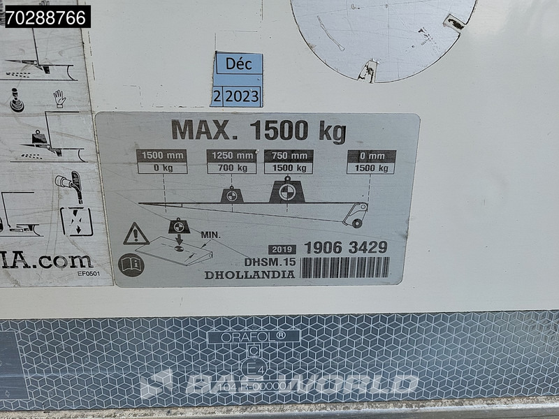 Skapbil Mercedes-Benz Atego 1221 4X2 Ladebordwand Euro 6: bilde 14