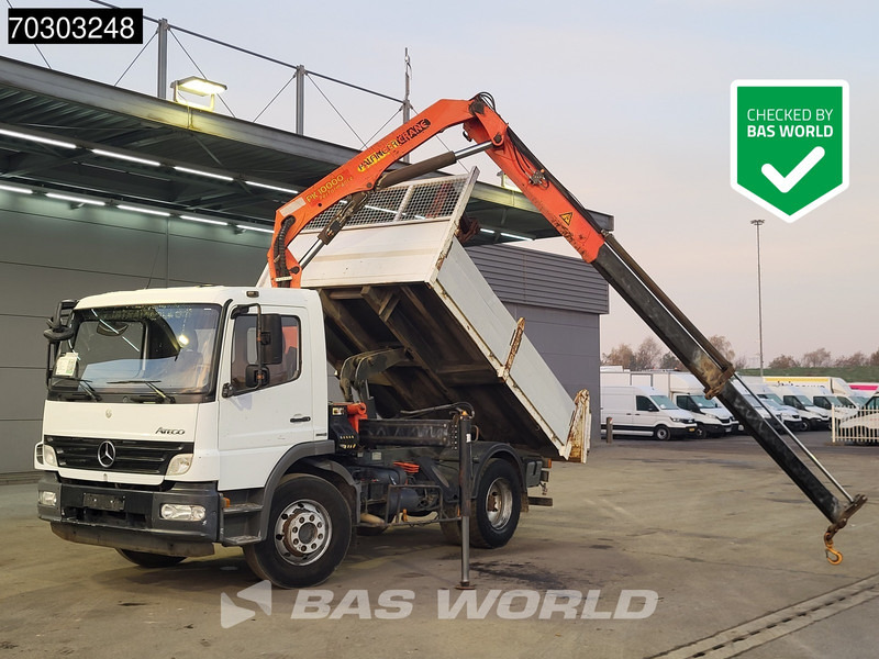 Mercedes-Benz Atego 1624 4X2 Palfinger PK10000 Kran Crane Manual Steelsuspension Euro 4 - Tippbil, Kranbil: bilde 1 Mercedes-Benz Atego 1624 4X2 Palfinger PK10000 Kran Crane Manual Steelsuspension Euro 4 - Tippbil, Kranbil: bilde 1