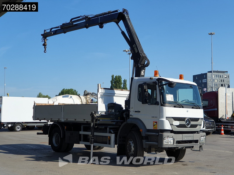 Mercedes-Benz Axor 1833 Axor 4X2 HIAB XS B-122 HIDUO Crane Kran Manual Steelsuspension Big-Axle Euro 5 - Tippbil, Kranbil: bilde 3 Mercedes-Benz Axor 1833 Axor 4X2 HIAB XS B-122 HIDUO Crane Kran Manual Steelsuspension Big-Axle Euro 5 - Tippbil, Kranbil: bilde 3