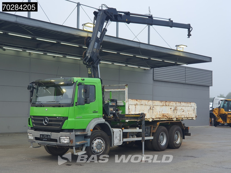 Mercedes-Benz Axor 2633 6X4 Manual Big-Axle Steelsuspension Euro 4 Hiab - Tippbil, Kranbil: bilde 3 Mercedes-Benz Axor 2633 6X4 Manual Big-Axle Steelsuspension Euro 4 Hiab - Tippbil, Kranbil: bilde 3