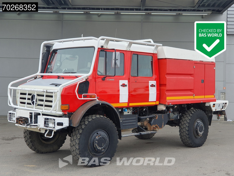 Mercedes-Benz U5000 4X4 Camiva FIRE TRUCK SUPERSTRUCTURE NOT WORKING Automatic - Brannbil: bilde 1 Mercedes-Benz U5000 4X4 Camiva FIRE TRUCK SUPERSTRUCTURE NOT WORKING Automatic - Brannbil: bilde 1