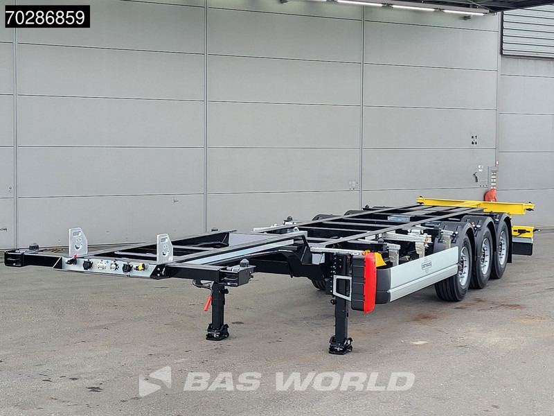 Ny Container-transport/ Vekselflak semitrailer Orthaus TR 3 axles Mutli'45 Lift Axle Extendable SAF: bilde 10