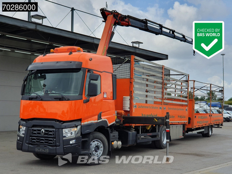 Renault C 380 4X2 Combi Palfinger PK18002-EH Kran Crane Retarder Euro 6 - Planbil, Kranbil: bilde 1 Renault C 380 4X2 Combi Palfinger PK18002-EH Kran Crane Retarder Euro 6 - Planbil, Kranbil: bilde 1