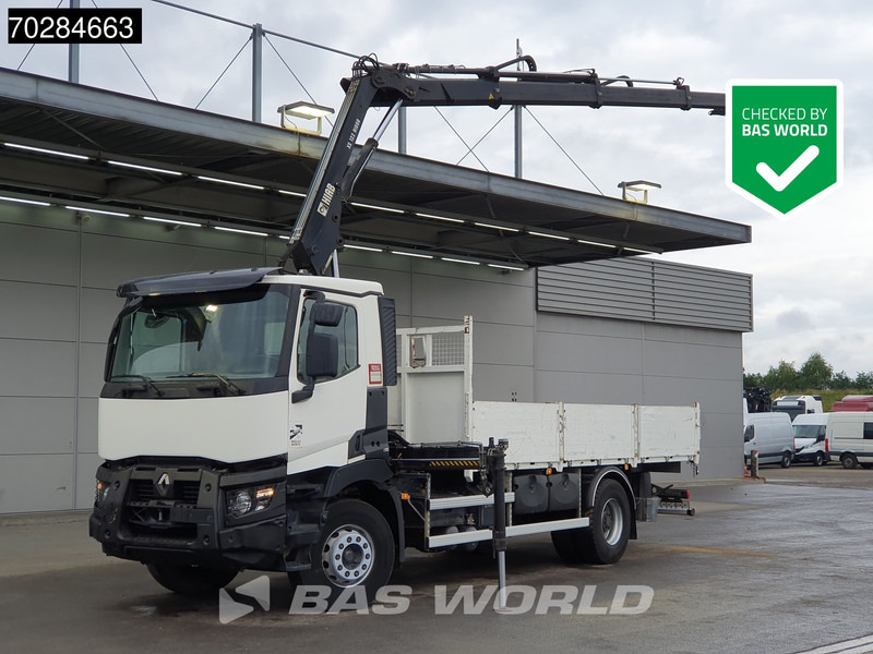 Renault C 380 4X2 HIAB 122 B-3 HIDUO Kran Crane Steelsuspension Big-Axle Euro 6 - Planbil, Kranbil: bilde 1 Renault C 380 4X2 HIAB 122 B-3 HIDUO Kran Crane Steelsuspension Big-Axle Euro 6 - Planbil, Kranbil: bilde 1