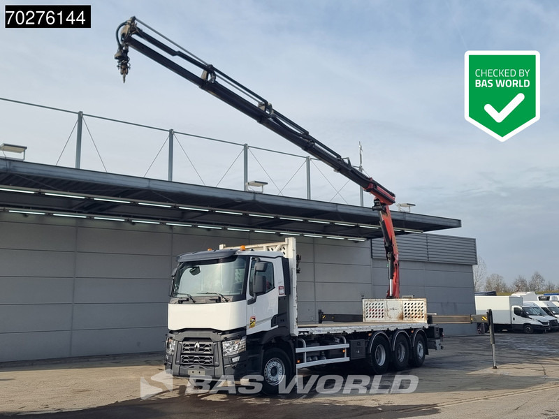 Renault C 380 8X4 Palfinger PK 23001 EH Remote Lift+Lenkachse Euro 6 - Planbil, Kranbil: bilde 1 Renault C 380 8X4 Palfinger PK 23001 EH Remote Lift+Lenkachse Euro 6 - Planbil, Kranbil: bilde 1