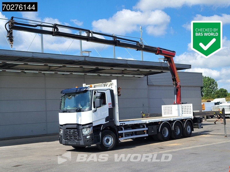 Renault C 380 8X4 Palfinger PK 23001 EH Remote Lift+Lenkachse Euro 6 - Planbil, Kranbil: bilde 1 Renault C 380 8X4 Palfinger PK 23001 EH Remote Lift+Lenkachse Euro 6 - Planbil, Kranbil: bilde 1