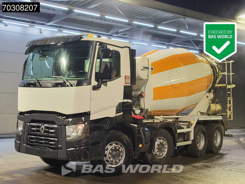 Renault C 380 T 8X4 9m3 Liebherr 904 FL mixer Steelsuspension Big-Axle Automatic Euro 6 - Betongbil: bilde 1 Renault C 380 T 8X4 9m3 Liebherr 904 FL mixer Steelsuspension Big-Axle Automatic Euro 6 - Betongbil: bilde 1