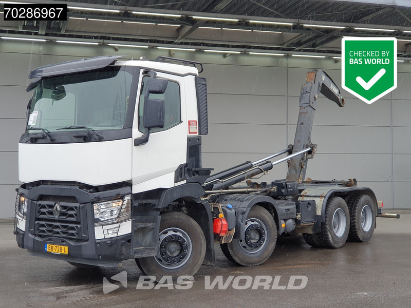 Renault C 430 8X4 NL-Truck Hiab XR21Z59-P-0-2A Hooklift Big-Axle Steelsuspension Euro 6 - Krokbil: bilde 1 Renault C 430 8X4 NL-Truck Hiab XR21Z59-P-0-2A Hooklift Big-Axle Steelsuspension Euro 6 - Krokbil: bilde 1