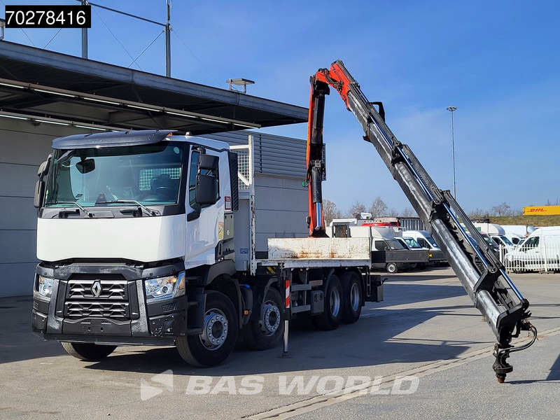 Renault C 430 8X4 Palfinger PK33002EH Euro 6 Big Axle - Planbil, Kranbil: bilde 1 Renault C 430 8X4 Palfinger PK33002EH Euro 6 Big Axle - Planbil, Kranbil: bilde 1