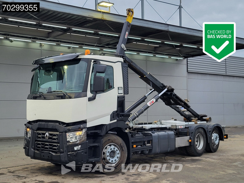 Renault C 460 6X2 20 tons Hyva 20-57-S containersystem Lift+steering Axle Automatic LED - Krokbil: bilde 1 Renault C 460 6X2 20 tons Hyva 20-57-S containersystem Lift+steering Axle Automatic LED - Krokbil: bilde 1