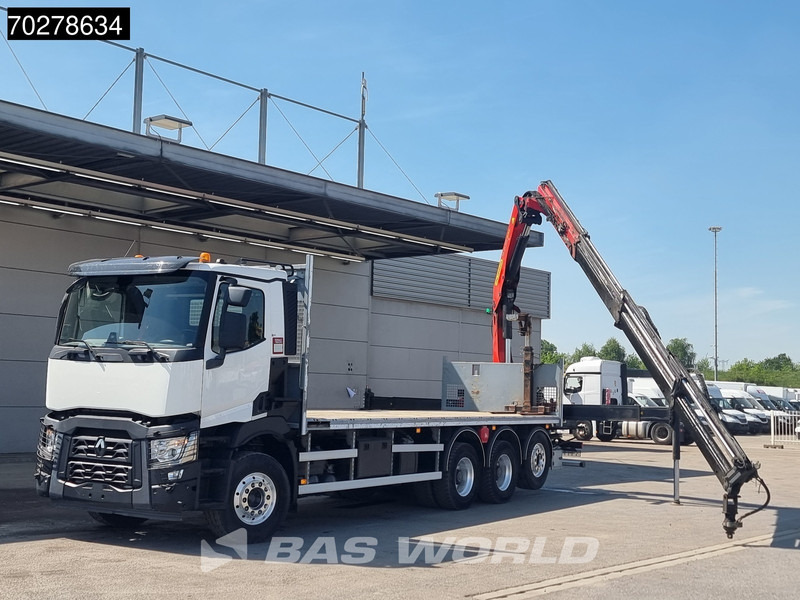 Renault C 480 8X4 Palfinger 24.001 SLD5 Kran Crane Lift-Lenkachse Euro 6 - Planbil, Kranbil: bilde 5 Renault C 480 8X4 Palfinger 24.001 SLD5 Kran Crane Lift-Lenkachse Euro 6 - Planbil, Kranbil: bilde 5