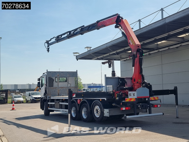 Renault C 480 8X4 Palfinger 24.001 SLD5 Kran Crane Lift-Lenkachse Euro 6 - Planbil, Kranbil: bilde 2 Renault C 480 8X4 Palfinger 24.001 SLD5 Kran Crane Lift-Lenkachse Euro 6 - Planbil, Kranbil: bilde 2