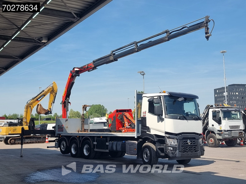 Renault C 480 8X4 Palfinger 24.001 SLD5 Kran Crane Lift-Lenkachse Euro 6 - Planbil, Kranbil: bilde 3 Renault C 480 8X4 Palfinger 24.001 SLD5 Kran Crane Lift-Lenkachse Euro 6 - Planbil, Kranbil: bilde 3