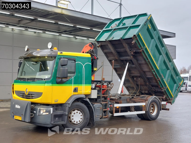 Renault D 280 D 4X2 Palfinger 12t/m Crane Tipper Automatic Euro 5 - Tippbil, Kranbil: bilde 2 Renault D 280 D 4X2 Palfinger 12t/m Crane Tipper Automatic Euro 5 - Tippbil, Kranbil: bilde 2