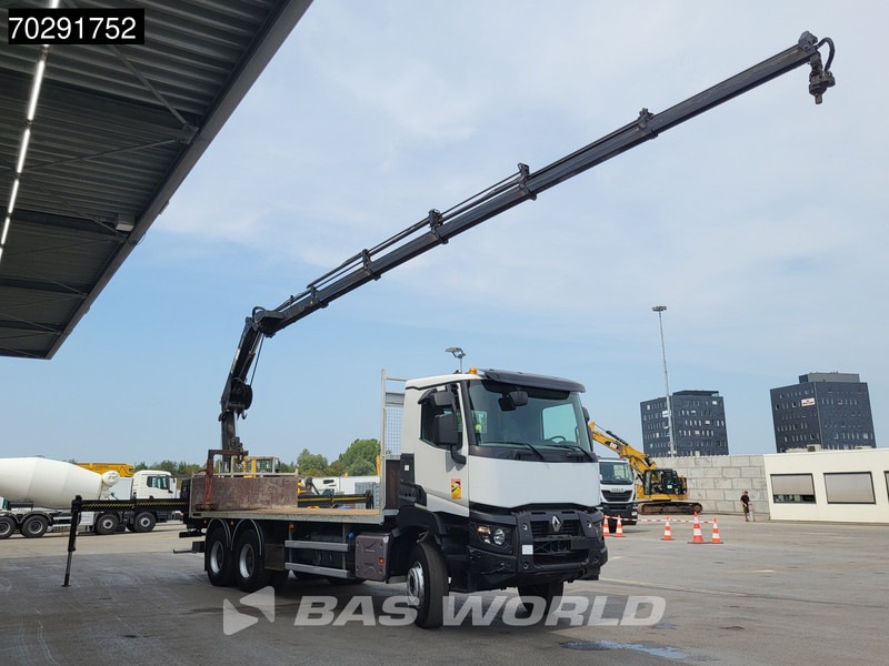 Renault K 380 6X4 HIAB X-HIDUO 188 E-5 Crane Steelsuspension Big-Axle Automatic Euro 6 - Planbil, Kranbil: bilde 3 Renault K 380 6X4 HIAB X-HIDUO 188 E-5 Crane Steelsuspension Big-Axle Automatic Euro 6 - Planbil, Kranbil: bilde 3