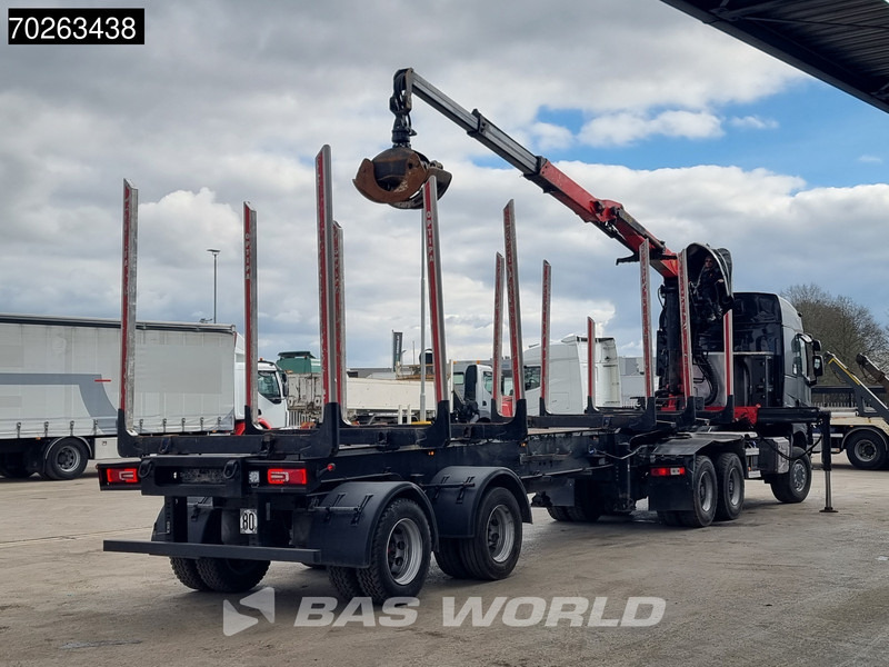 Renault K 520 6X6 Holz Kran Palfinger Q180Z96 6x6 Big-Axle Steelsuspension - Tømmerbil, Kranbil: bilde 3 Renault K 520 6X6 Holz Kran Palfinger Q180Z96 6x6 Big-Axle Steelsuspension - Tømmerbil, Kranbil: bilde 3