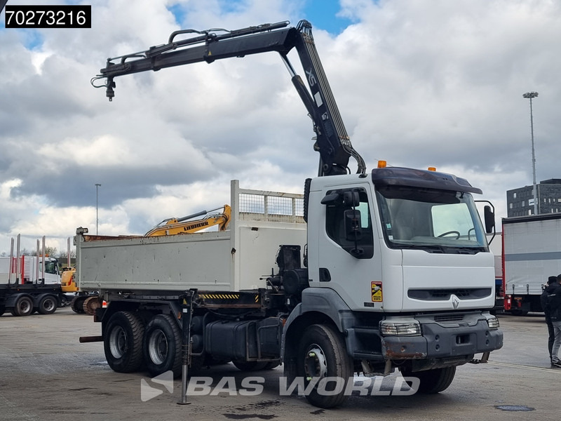 Renault Kerax 360 6X4 Hiab 144 B-2 Hiduo Kran Manual Big-Axle Steelsuspension Euro 3 - Tippbil, Kranbil: bilde 3 Renault Kerax 360 6X4 Hiab 144 B-2 Hiduo Kran Manual Big-Axle Steelsuspension Euro 3 - Tippbil, Kranbil: bilde 3