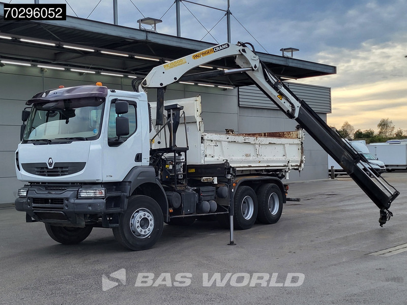 Renault Kerax 370 6X4 Palfinger PK15500 Crane Kran 2-side Tipper Retarder Manual Euro 4 - Tippbil, Kranbil: bilde 3 Renault Kerax 370 6X4 Palfinger PK15500 Crane Kran 2-side Tipper Retarder Manual Euro 4 - Tippbil, Kranbil: bilde 3