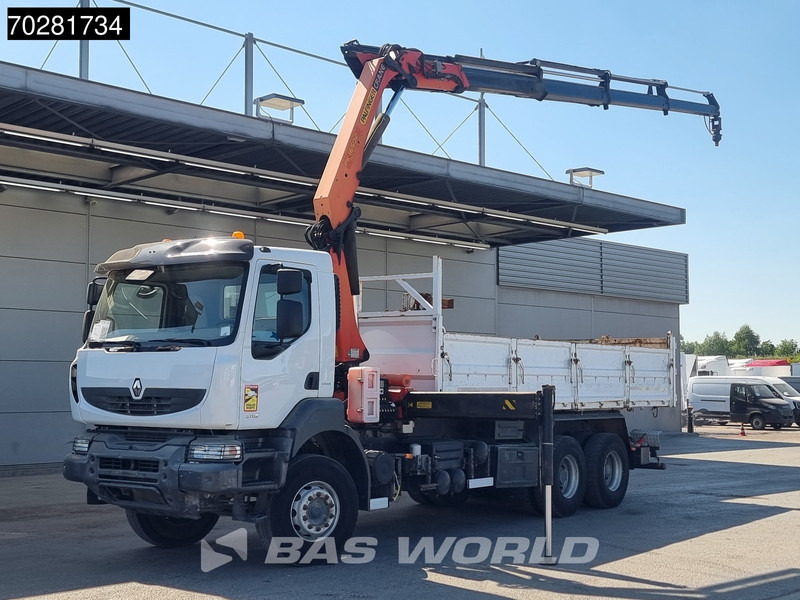 Renault Kerax 370 6X4 Palfinger PK16502 Kran Crane Big-Axle Steel suspension Euro 4 - Tippbil, Kranbil: bilde 1 Renault Kerax 370 6X4 Palfinger PK16502 Kran Crane Big-Axle Steel suspension Euro 4 - Tippbil, Kranbil: bilde 1