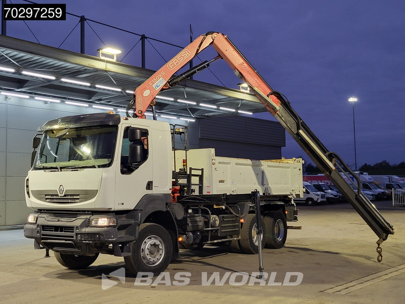 Renault Kerax 370 Kerax 6X4 Fassi F150AXS.22 Crane 10m3 2-side tipper Big-Axle Steelsuspension Manual - Tippbil, Kranbil: bilde 5 Renault Kerax 370 Kerax 6X4 Fassi F150AXS.22 Crane 10m3 2-side tipper Big-Axle Steelsuspension Manual - Tippbil, Kranbil: bilde 5