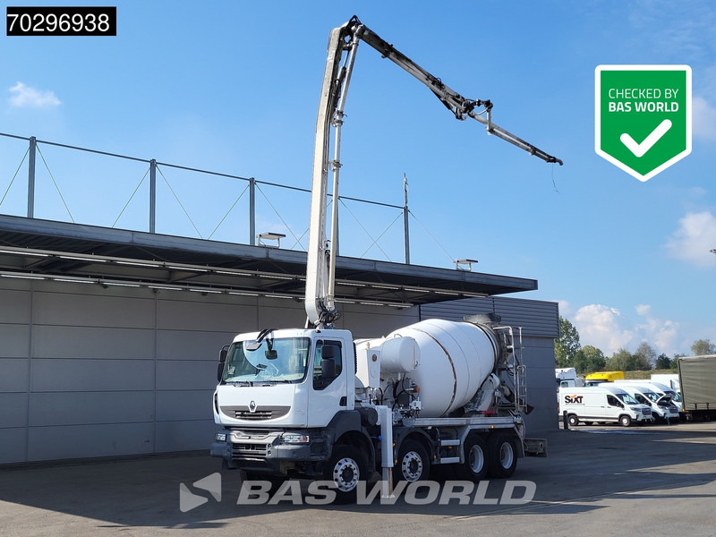 Renault Kerax 410 8X4 Mecbo PUMI 24 Mtr 7m3 mixer Automatic Euro 4 - Betongpumpe: bilde 1 Renault Kerax 410 8X4 Mecbo PUMI 24 Mtr 7m3 mixer Automatic Euro 4 - Betongpumpe: bilde 1