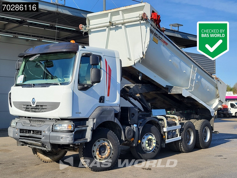 Renault Kerax 430 8X4 16m3 tipper Retarder Big-Axle steel suspension automatic Euro 5 - Tippbil: bilde 1 Renault Kerax 430 8X4 16m3 tipper Retarder Big-Axle steel suspension automatic Euro 5 - Tippbil: bilde 1