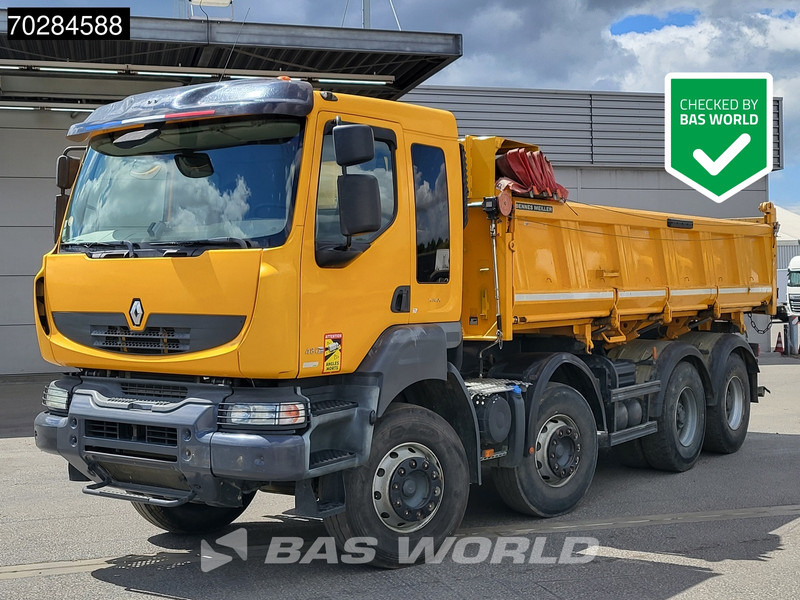 Renault Kerax 480 8X4 13m3 Meiller 2-way tipper Retarder Big-Axle Automatic Euro 5 - Tippbil: bilde 1 Renault Kerax 480 8X4 13m3 Meiller 2-way tipper Retarder Big-Axle Automatic Euro 5 - Tippbil: bilde 1