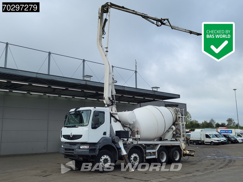 Renault Kerax 8X4 Mecbo M3-23/100-BZ Pomp+Mixer Big-Axle Steelsuspension Euro 5 - Betongbil: bilde 1 Renault Kerax 8X4 Mecbo M3-23/100-BZ Pomp+Mixer Big-Axle Steelsuspension Euro 5 - Betongbil: bilde 1
