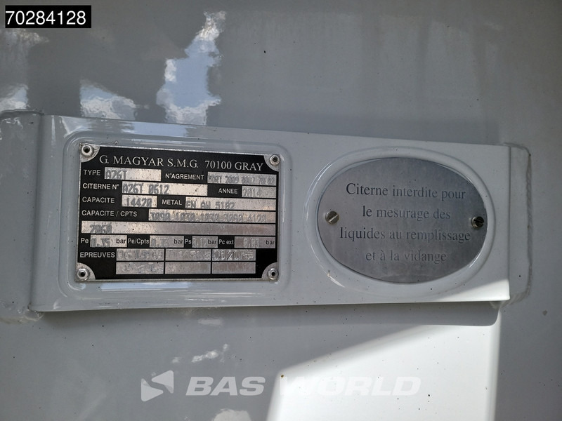 Tankbil for transport av drivstoff Renault Premium 380 4X4 14.000 Liter Fuel tanker 6 compartments ADR Hydrodrive Euro 5: bilde 14