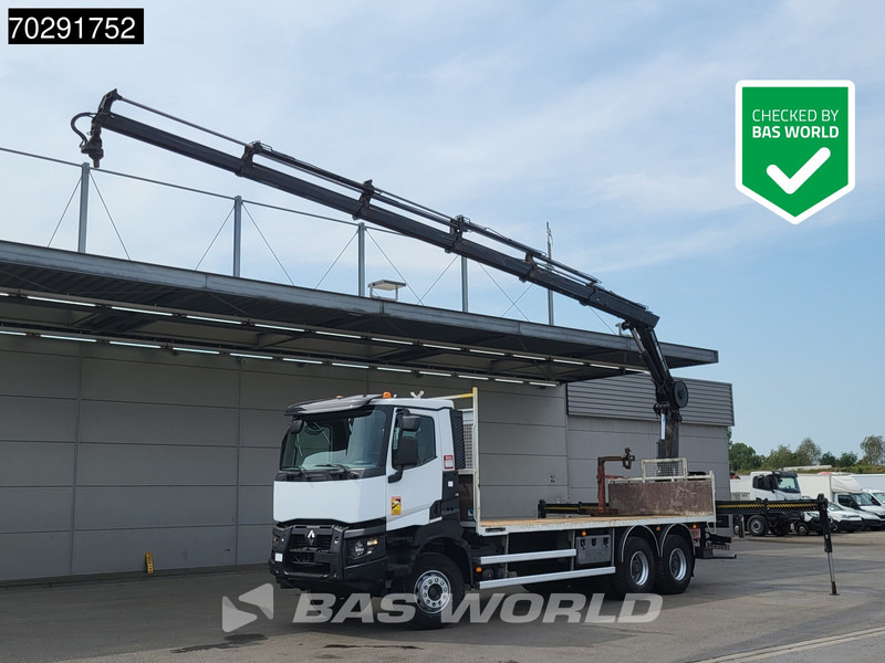 Renault Premium 380 6X4 HIAB X-HIDUO 188 E-5 Crane Steelsuspension Big-Axle Automatic Euro 6 - Planbil, Kranbil: bilde 1 Renault Premium 380 6X4 HIAB X-HIDUO 188 E-5 Crane Steelsuspension Big-Axle Automatic Euro 6 - Planbil, Kranbil: bilde 1