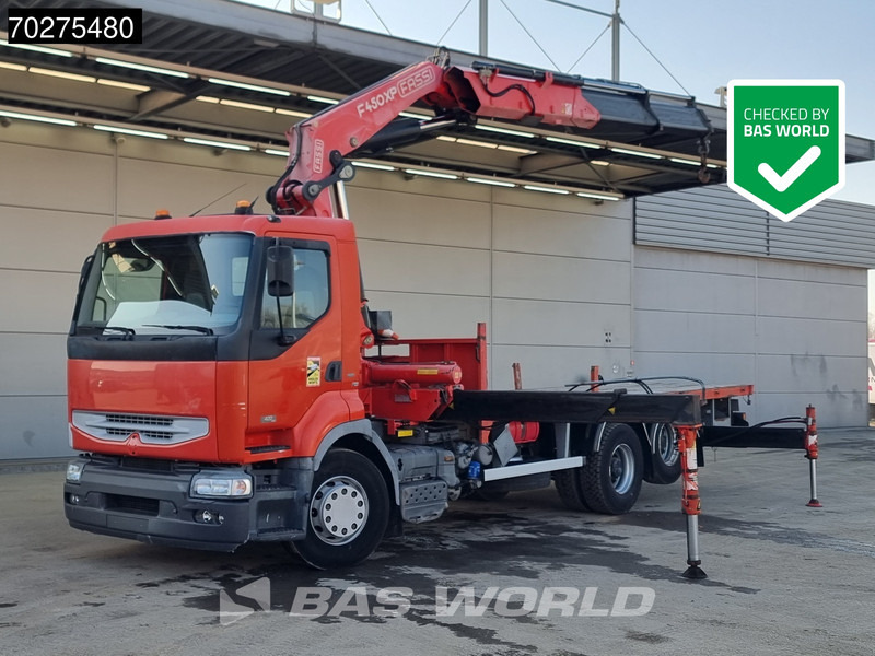 Renault Premium 420 6X2 Fassi F450AXP.22 Kran Crane Lift-axle Manual Euro 3 - Planbil, Kranbil: bilde 1 Renault Premium 420 6X2 Fassi F450AXP.22 Kran Crane Lift-axle Manual Euro 3 - Planbil, Kranbil: bilde 1