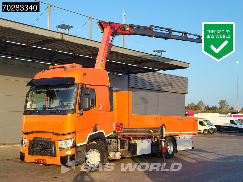 Renault T 380 4X2 Palfinger PK18002-EH Kran Crane Retarder Standklima Euro 6 - Planbil, Kranbil: bilde 1 Renault T 380 4X2 Palfinger PK18002-EH Kran Crane Retarder Standklima Euro 6 - Planbil, Kranbil: bilde 1
