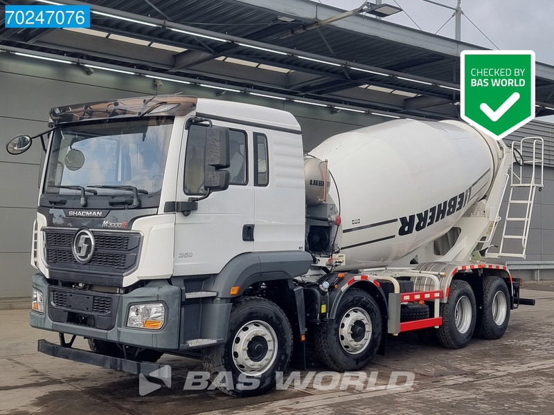 SHACMAN 8x4 EURO 6 8X4 NEW! 8m3 Liebherr Mixer Big-Axle Steel Suspension - Betongbil: bilde 1 SHACMAN 8x4 EURO 6 8X4 NEW! 8m3 Liebherr Mixer Big-Axle Steel Suspension - Betongbil: bilde 1