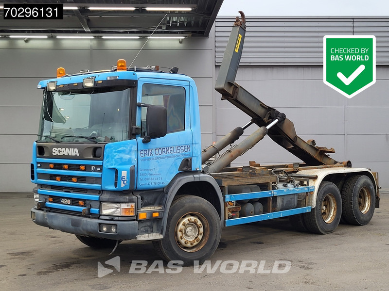 Scania 420 6X4 20tons Marrel THM 20000 Manual Retarder Steelsuspension Euro 3 - Krokbil: bilde 1 Scania 420 6X4 20tons Marrel THM 20000 Manual Retarder Steelsuspension Euro 3 - Krokbil: bilde 1