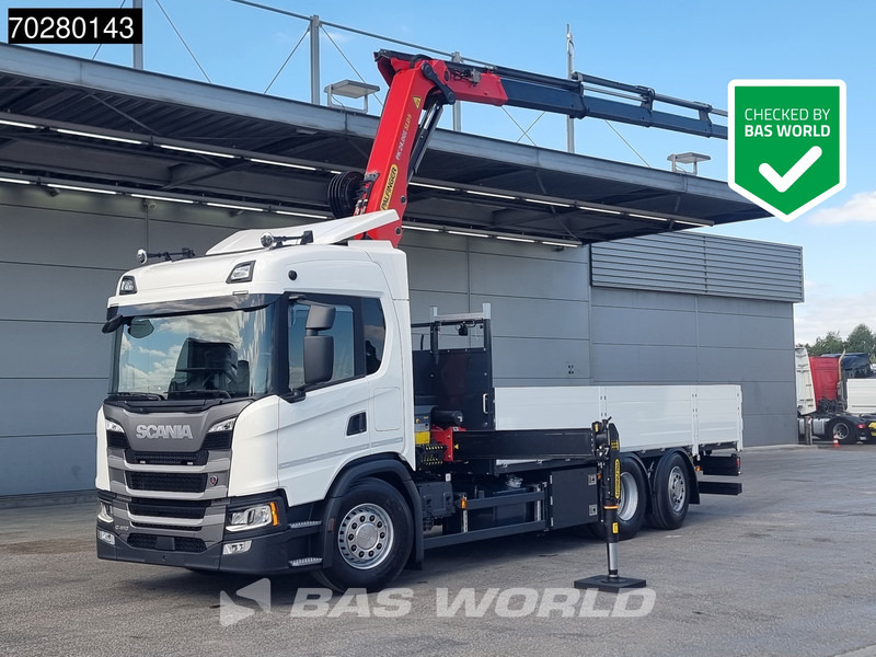Scania G410 6X2 Palfinger PK24.001 SLD 5 Kran Crane Retarder Lift+Lenkachse Euro 6 - Planbil, Kranbil: bilde 1 Scania G410 6X2 Palfinger PK24.001 SLD 5 Kran Crane Retarder Lift+Lenkachse Euro 6 - Planbil, Kranbil: bilde 1