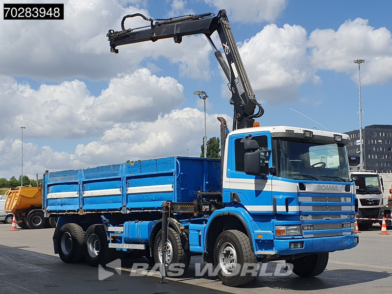 Scania G420 8X4 15m3 tipper Hiab 144 Crane Steelsuspension Manual Big-Axle Euro 3 - Tippbil, Kranbil: bilde 3 Scania G420 8X4 15m3 tipper Hiab 144 Crane Steelsuspension Manual Big-Axle Euro 3 - Tippbil, Kranbil: bilde 3
