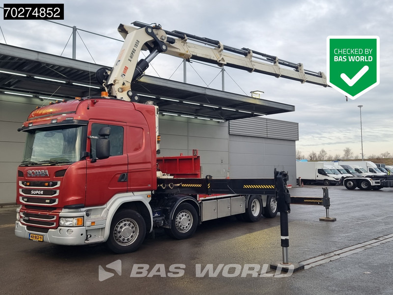 Scania G450 8X2 NL-Truck Hiab X-HIPRO 1058EP-6 Kran Front stab Retarder Euro 6 - Planbil, Kranbil: bilde 1 Scania G450 8X2 NL-Truck Hiab X-HIPRO 1058EP-6 Kran Front stab Retarder Euro 6 - Planbil, Kranbil: bilde 1