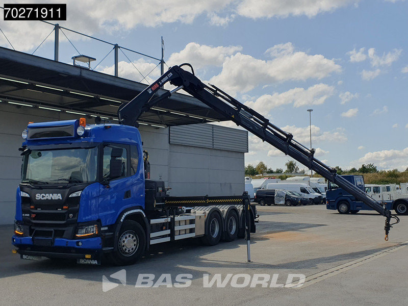 Scania G450 8X4 HIAB X-Hiduo 228 E-6 Crane + 18t Multilift Big-Axle Lift+Lenkachse Euro 6 - Krokbil, Kranbil: bilde 5 Scania G450 8X4 HIAB X-Hiduo 228 E-6 Crane + 18t Multilift Big-Axle Lift+Lenkachse Euro 6 - Krokbil, Kranbil: bilde 5
