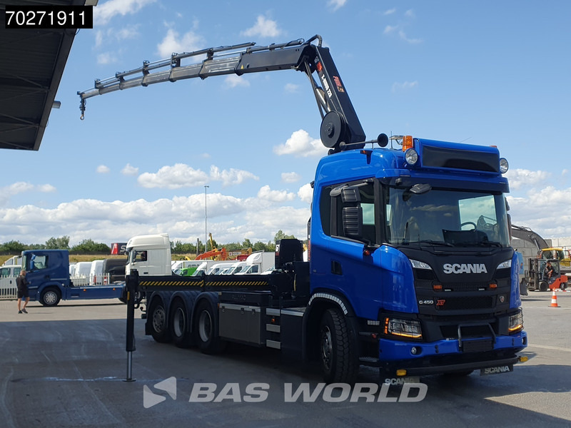 Scania G450 8X4 HIAB X-Hiduo 228 E-6 Crane + 18t Multilift Big-Axle Lift+Lenkachse Euro 6 - Krokbil, Kranbil: bilde 3 Scania G450 8X4 HIAB X-Hiduo 228 E-6 Crane + 18t Multilift Big-Axle Lift+Lenkachse Euro 6 - Krokbil, Kranbil: bilde 3