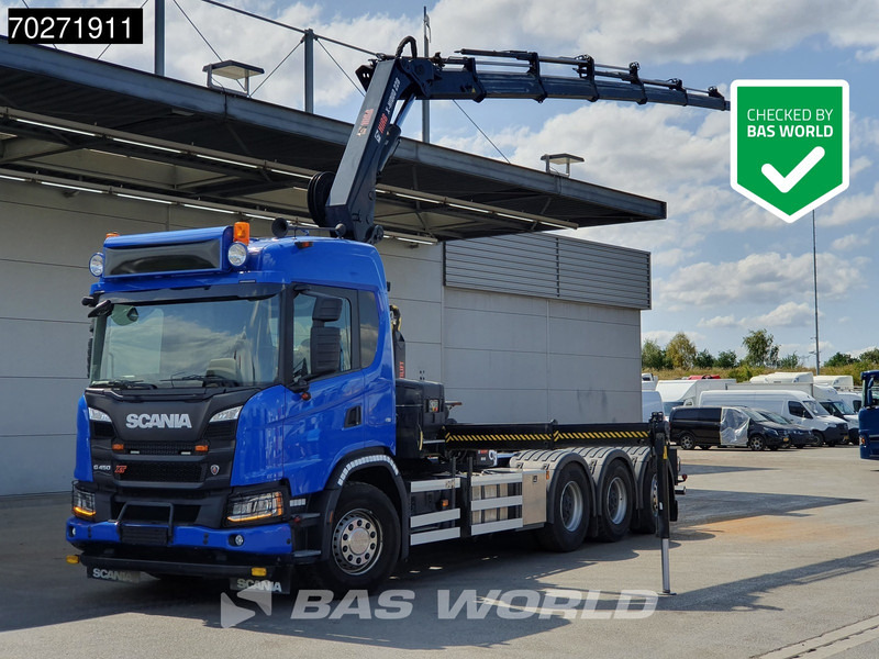 Scania G450 8X4 HIAB X-Hiduo 228 E-6 Crane + 18t Multilift Big-Axle Lift+Lenkachse Euro 6 - Krokbil, Kranbil: bilde 1 Scania G450 8X4 HIAB X-Hiduo 228 E-6 Crane + 18t Multilift Big-Axle Lift+Lenkachse Euro 6 - Krokbil, Kranbil: bilde 1