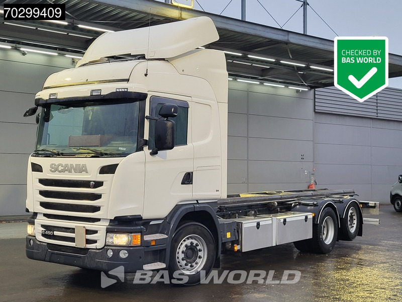 Scania G450 G 6X2 Full air suspension Automatic Lift+steering Axle Euro 6 - Container-transport/ Vekselflak lastebil: bilde 1 Scania G450 G 6X2 Full air suspension Automatic Lift+steering Axle Euro 6 - Container-transport/ Vekselflak lastebil: bilde 1
