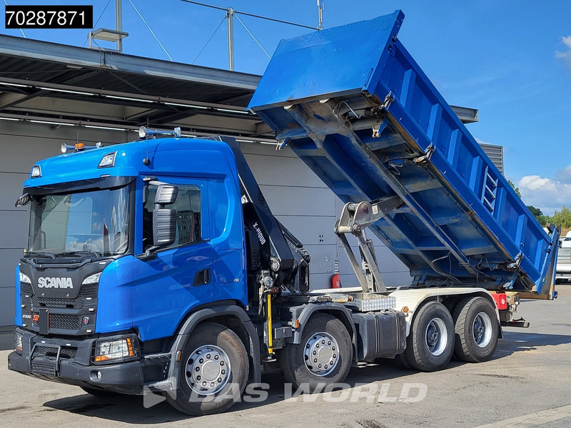 Scania G500 8X4 Hiab X-HIDUO 228 E-3 Crane Retarder Big-Axle Josset Menguy Tipper 14m3 Euro 6 - Tippbil, Kranbil: bilde 2 Scania G500 8X4 Hiab X-HIDUO 228 E-3 Crane Retarder Big-Axle Josset Menguy Tipper 14m3 Euro 6 - Tippbil, Kranbil: bilde 2