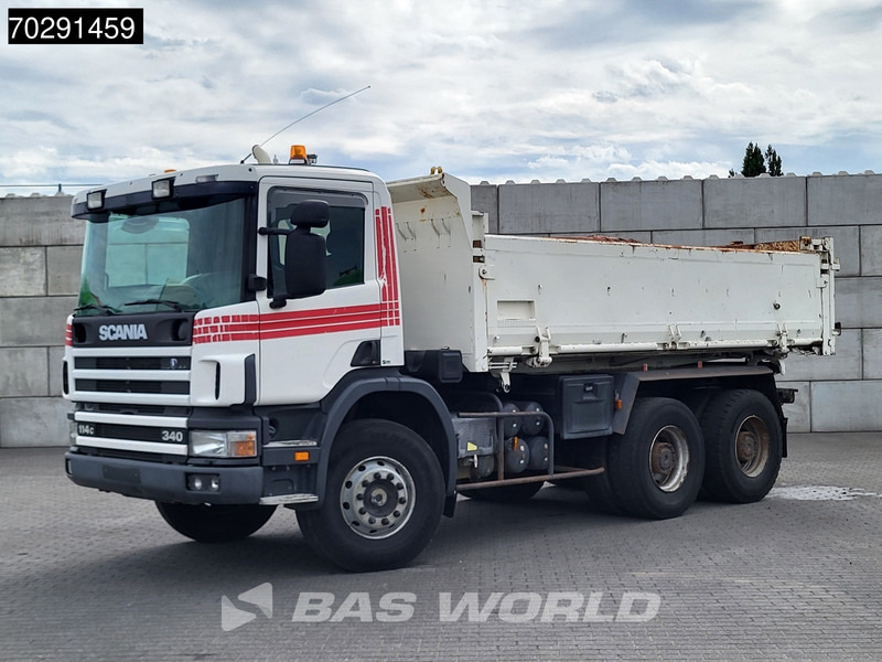 Tippbil Scania P340 6X4 2 side11m3 Bennes Tipper Big-Axle Steelsuspension Manual Euro 3: bilde 8