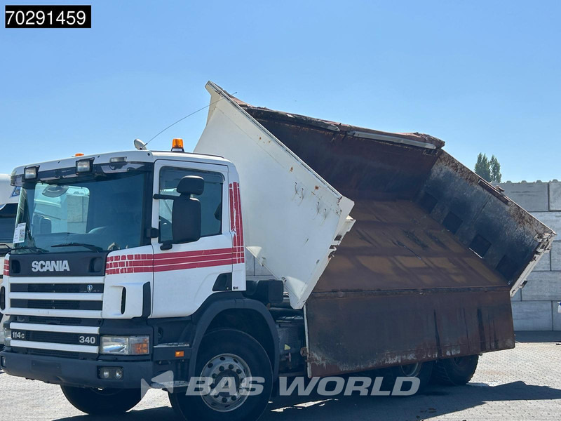 Tippbil Scania P340 6X4 2 side11m3 Bennes Tipper Big-Axle Steelsuspension Manual Euro 3: bilde 6