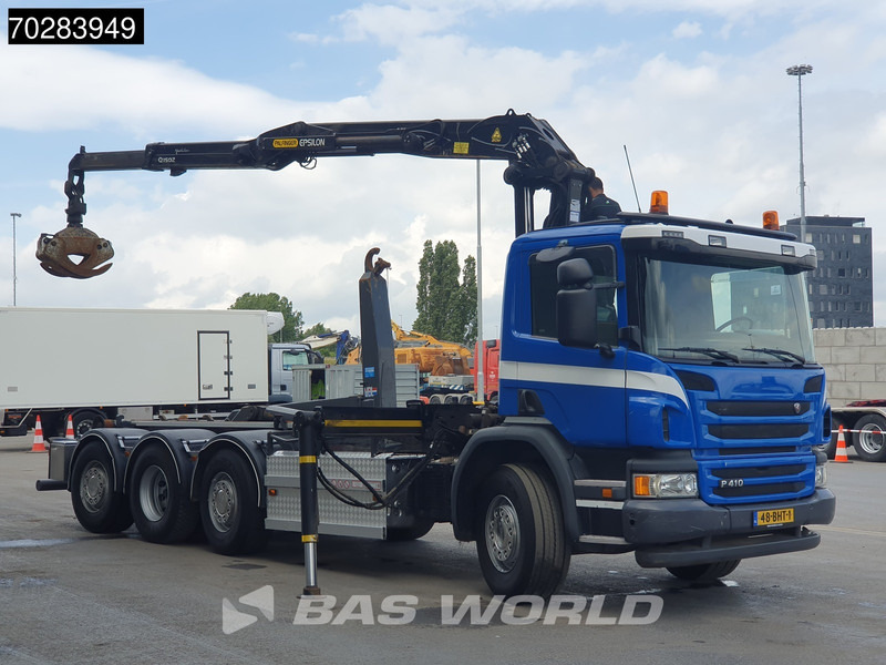 Scania P410 8X2 NL-Truck Palfinger Q150Z Crane 30T VDL hooklift Lift-Lenkachse Euro 6 - Krokbil, Kranbil: bilde 3 Scania P410 8X2 NL-Truck Palfinger Q150Z Crane 30T VDL hooklift Lift-Lenkachse Euro 6 - Krokbil, Kranbil: bilde 3