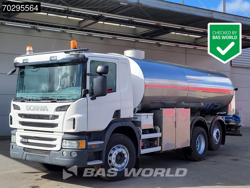 Scania P410 P 6X2 16000 Liter Tanker truck Automatic Retarder Lift+Steering axle Euro 6 - Tankbil: bilde 1 Scania P410 P 6X2 16000 Liter Tanker truck Automatic Retarder Lift+Steering axle Euro 6 - Tankbil: bilde 1